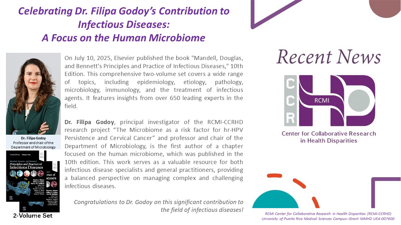 Celebrating Dr. Filipa Godoy’s Contribution to Infectious Diseases: A Focus on the Human Microbiome