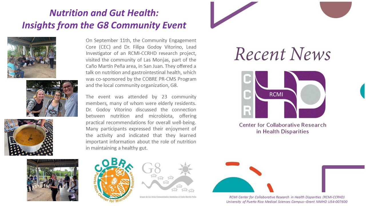 Nutrition and Gut Health: Insights from the G8 Community Event