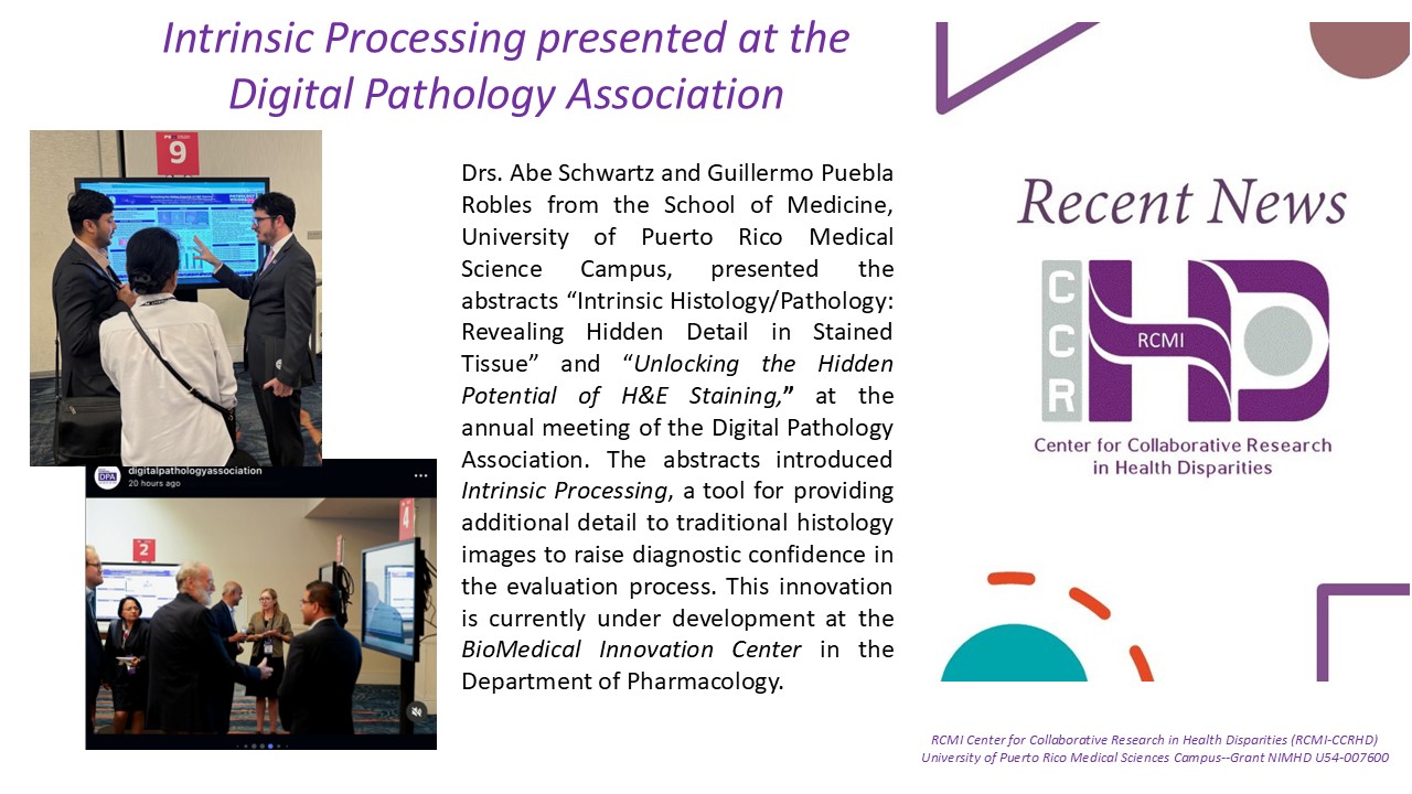 Intrinsic Processing presented at the Digital Pathology Association