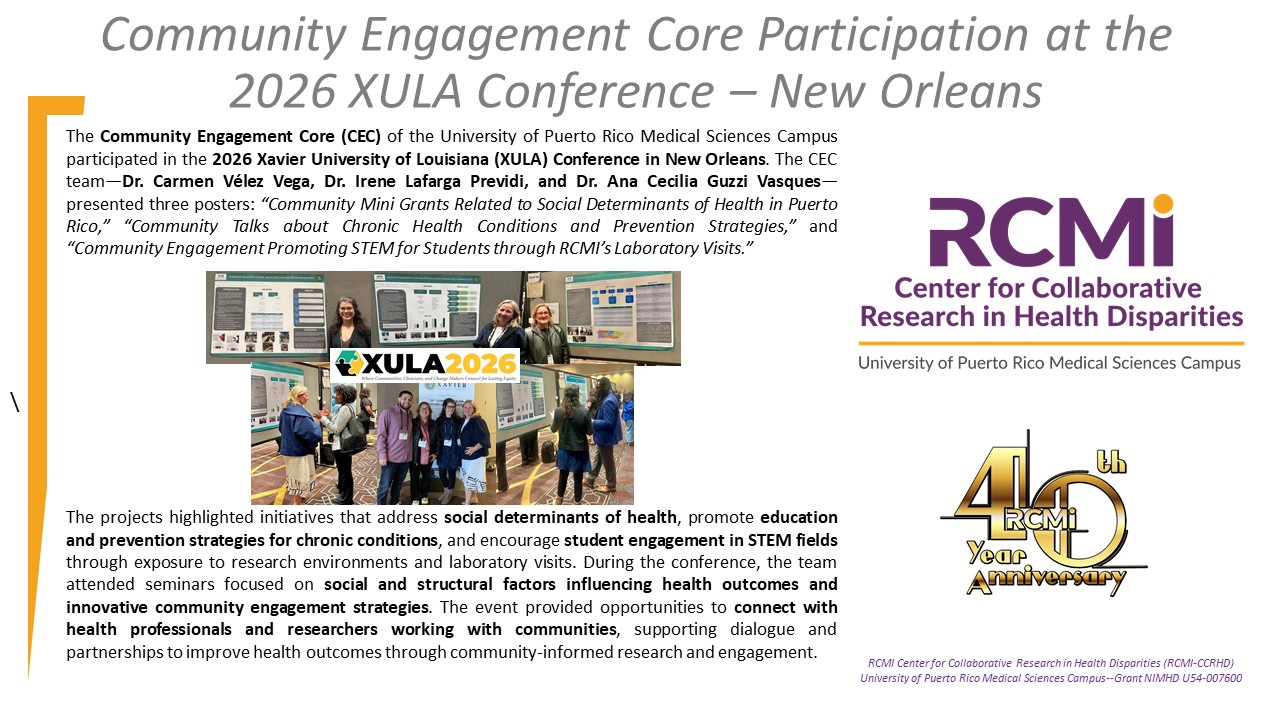 Community Engagement Core Participation at the 2026 XULA Conference – New Orleans